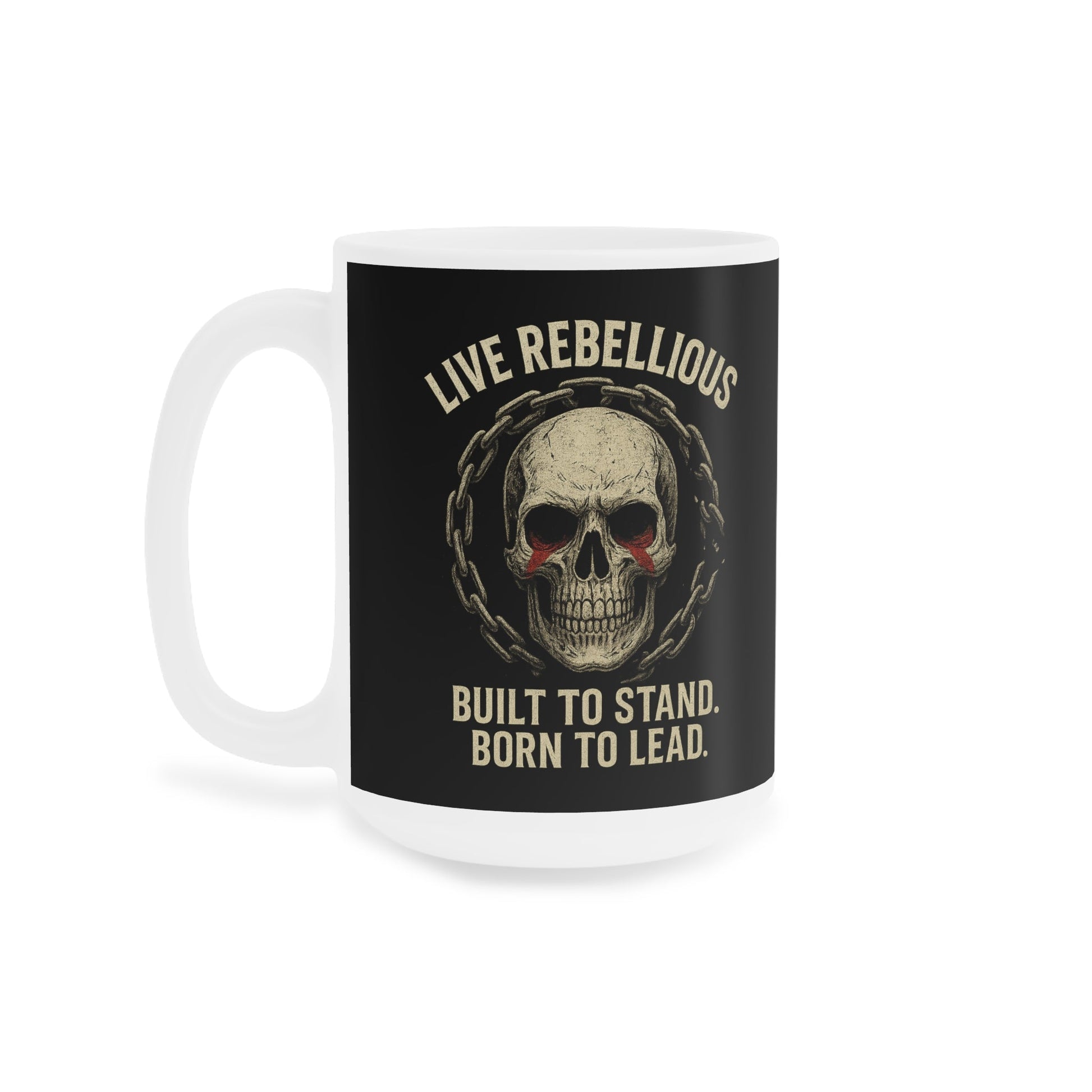 Pirates Live Rebellious Motivational Coffee Mug | Bold Quote Cup for Leaders, Entrepreneurs & Hustlers | Gift for Risk - Takers - Discipline Over Motivation 24/7