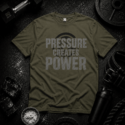 Pressure Mindset T Shirt - Discipline Over Motivation 24/7