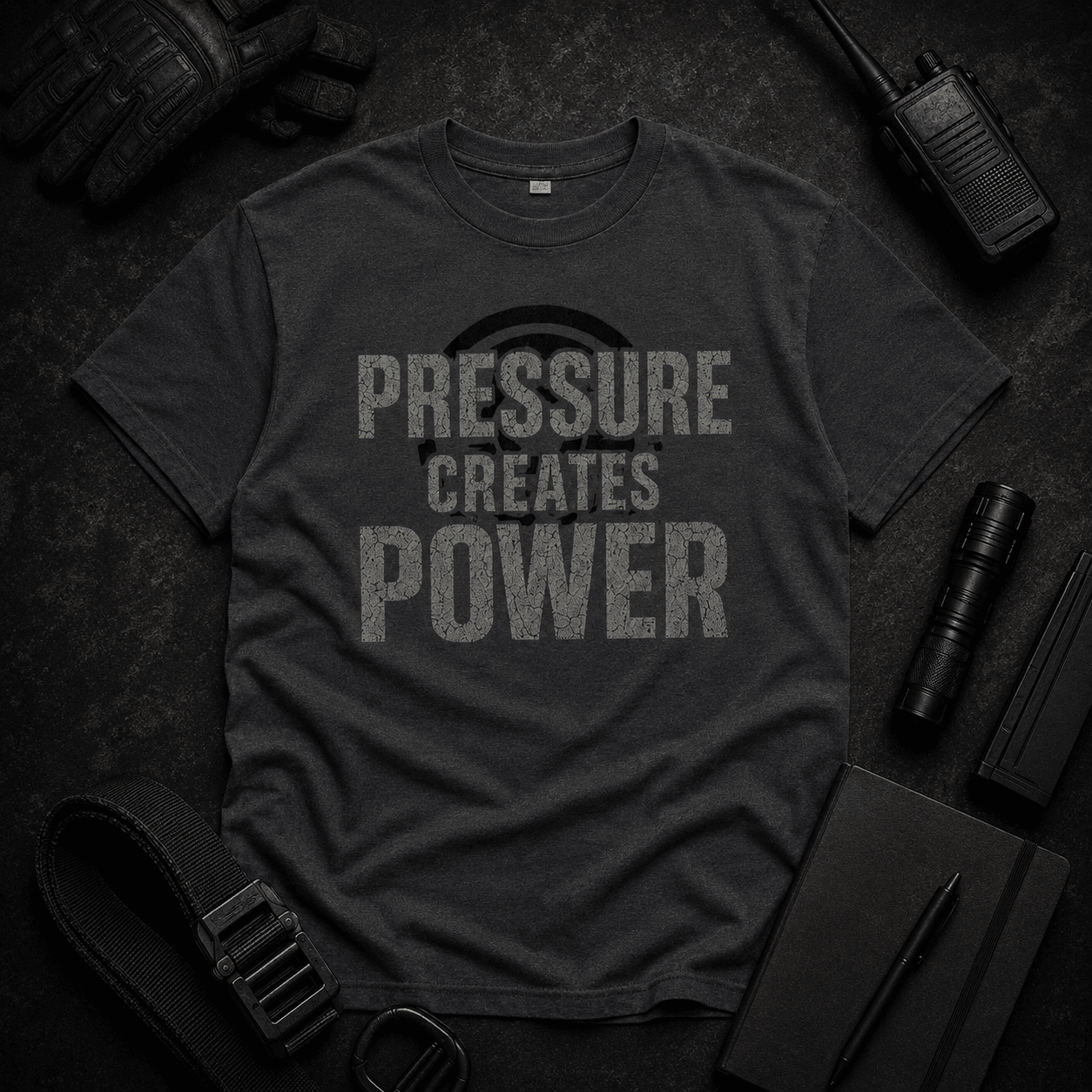 Pressure Mindset T Shirt - Discipline Over Motivation 24/7