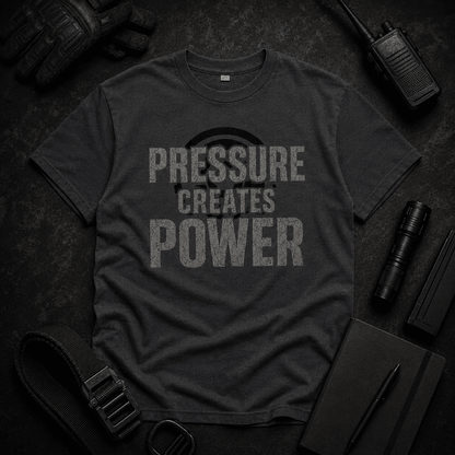 Pressure Mindset T Shirt - Discipline Over Motivation 24/7