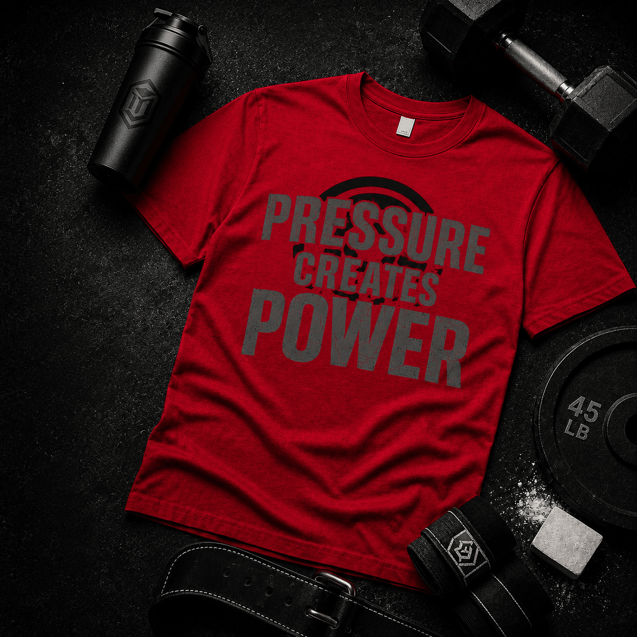 Pressure Mindset T Shirt - Discipline Over Motivation 24/7