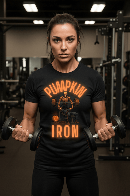 PUMPKIN IRON — SHREDDED SKELETON x HEADLESS HORSEMAN - Discipline Over Motivation 24/7