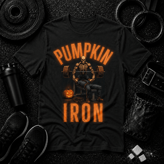 PUMPKIN IRON — SHREDDED SKELETON x HEADLESS HORSEMAN - Discipline Over Motivation 24/7