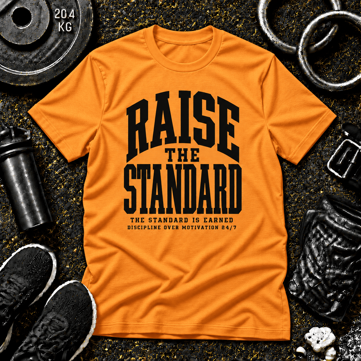 Raise the Standard™ Tee - Discipline Over Motivation 24/7