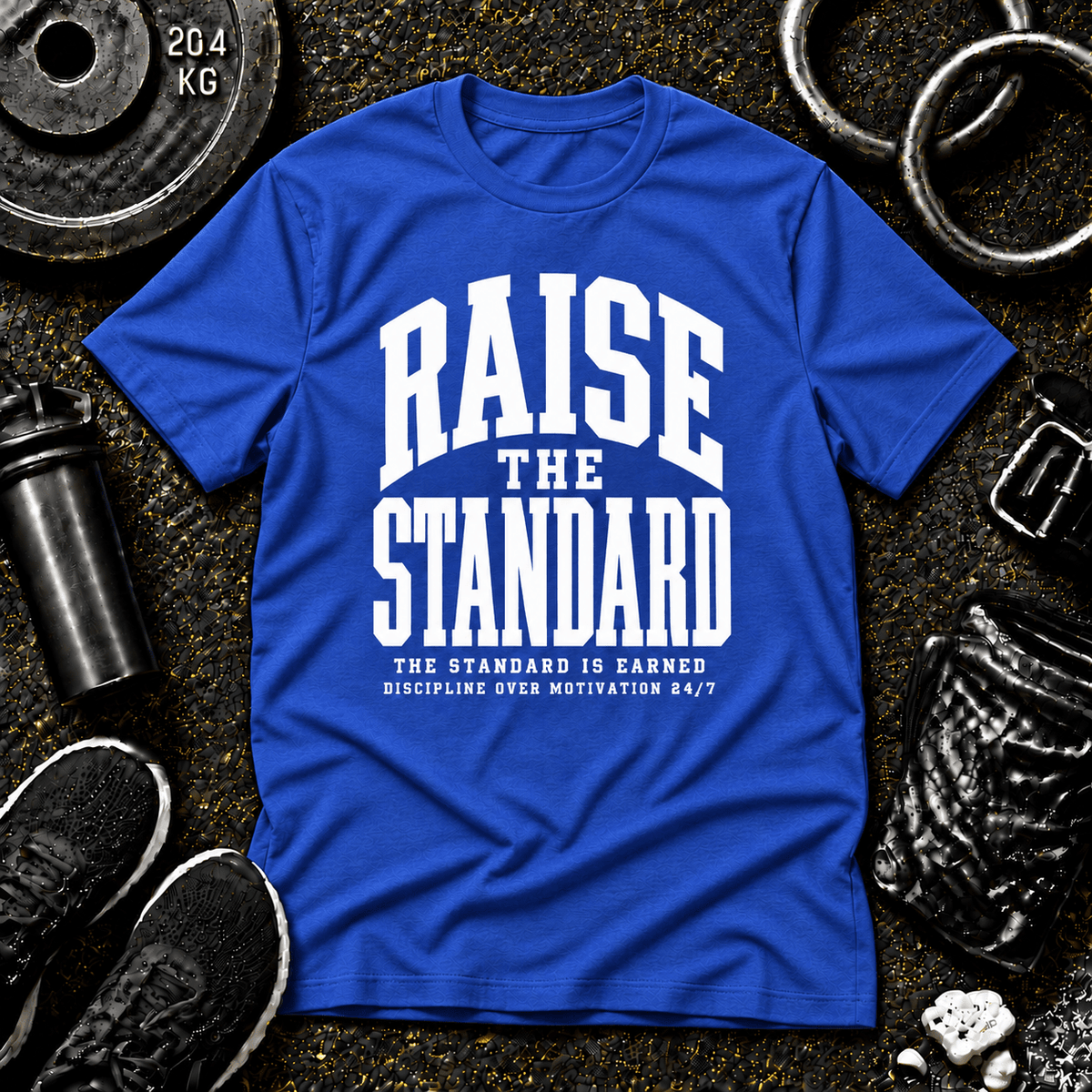 Raise the Standard™ Tee - Discipline Over Motivation 24/7