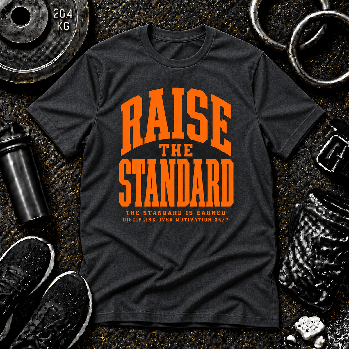 Raise the Standard™ Tee - Discipline Over Motivation 24/7