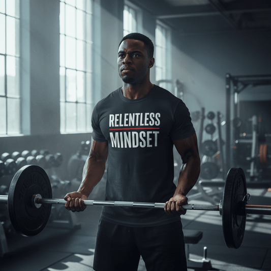 Relentless Mindset T Shirt - Discipline Over Motivation 24/7