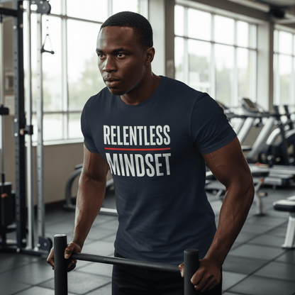 Relentless Mindset T Shirt - Discipline Over Motivation 24/7