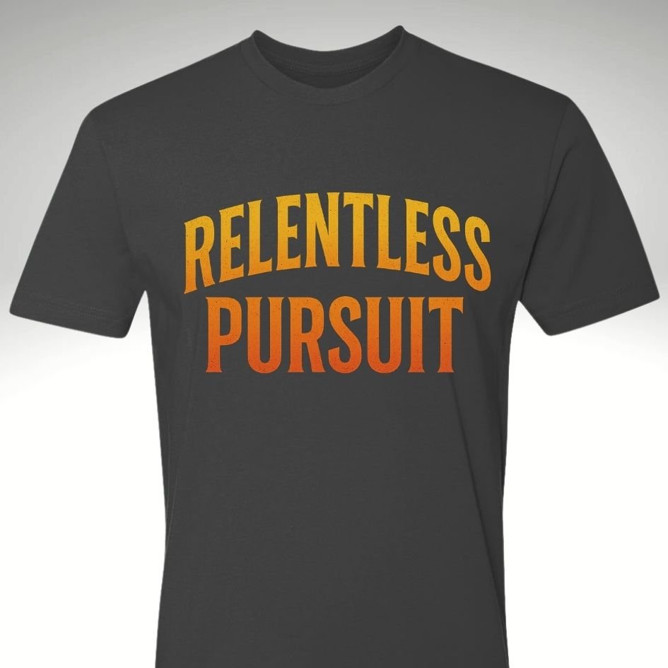 🔥 Relentless Pursuit A battle cry for the obsessed. | Motivational Gym & Workout Apparel for Men & Women - Discipline Over Motivation 24/7