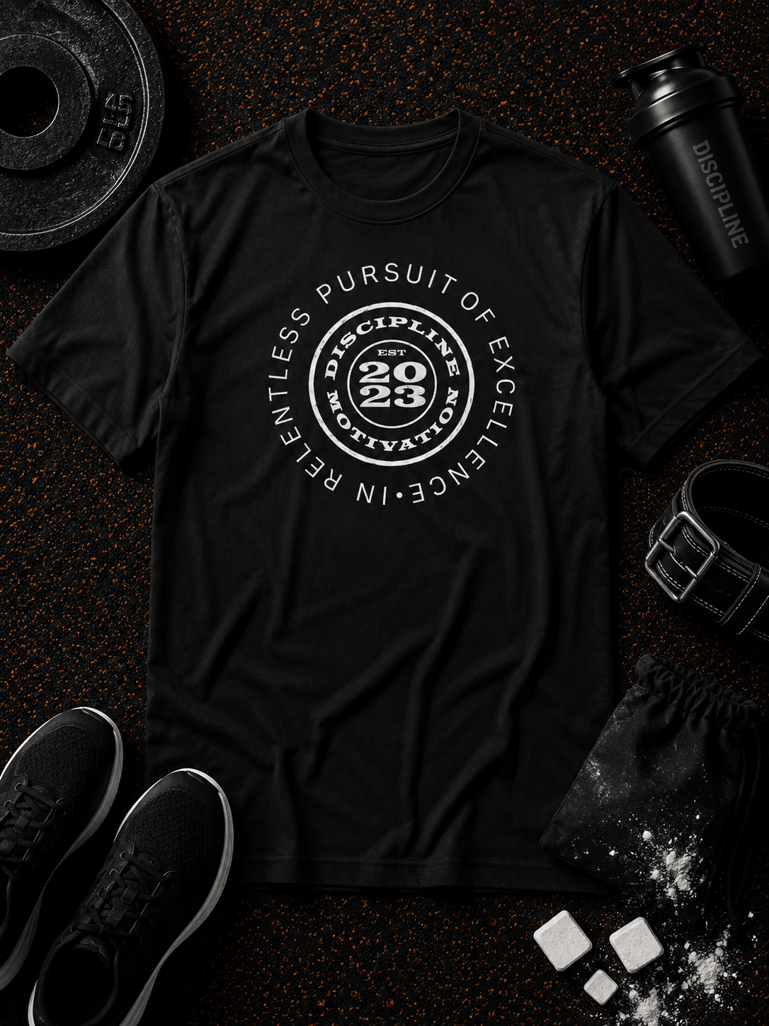 RELENTLESS PURSUIT OF EXCELLENCE — PERSONAL LOGO - Discipline Over Motivation 24/7