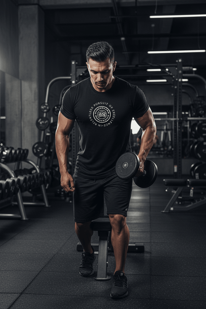 RELENTLESS PURSUIT OF EXCELLENCE — PERSONAL LOGO - Discipline Over Motivation 24/7