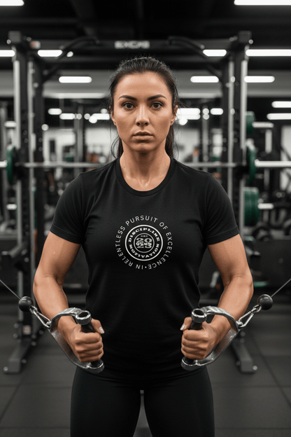 RELENTLESS PURSUIT OF EXCELLENCE — PERSONAL LOGO - Discipline Over Motivation 24/7