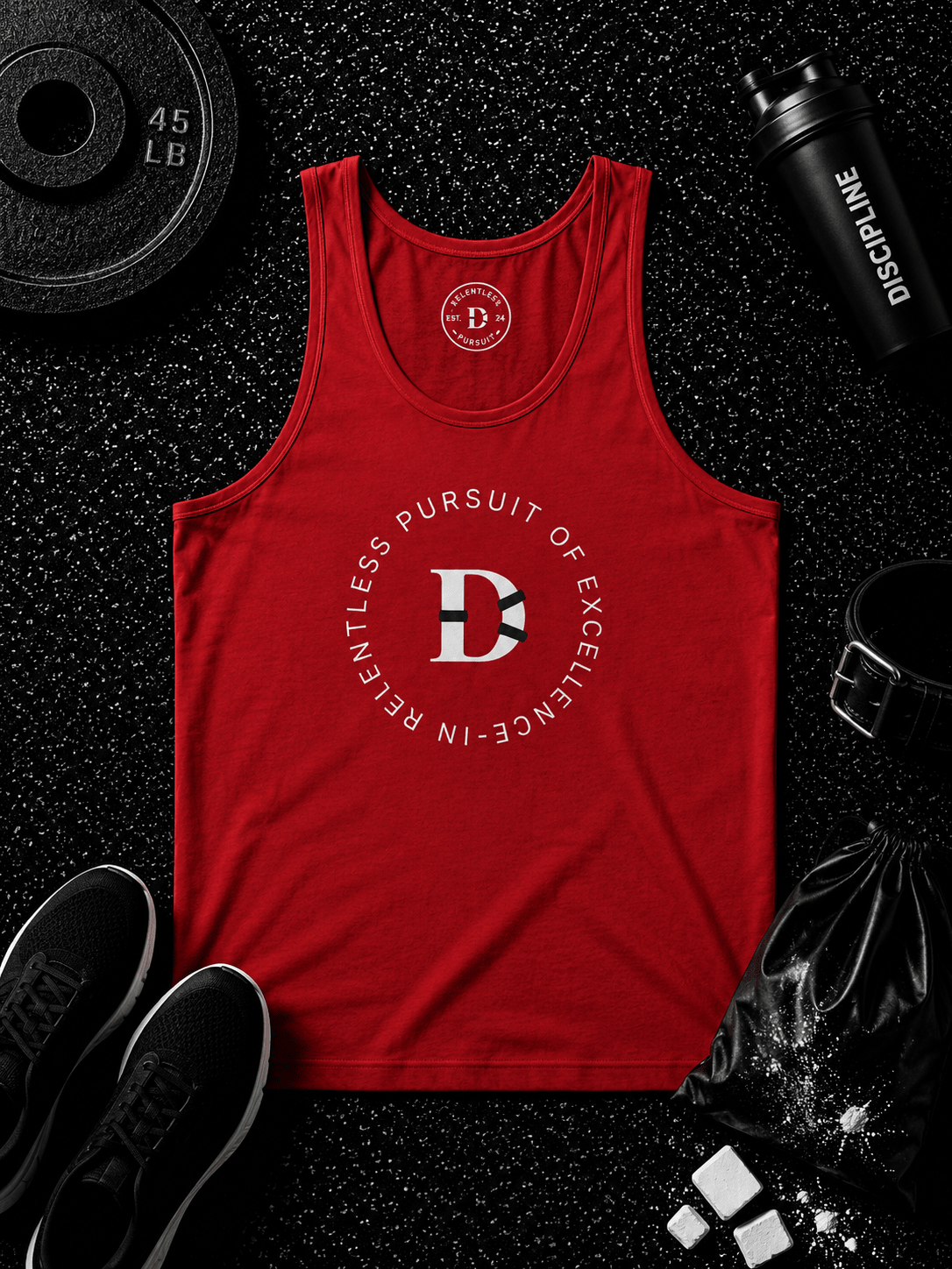 Relentless Pursuit Tank - Discipline Over Motivation 24/7