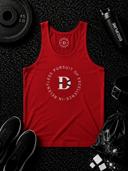 Relentless Pursuit Tank - Discipline Over Motivation 24/7