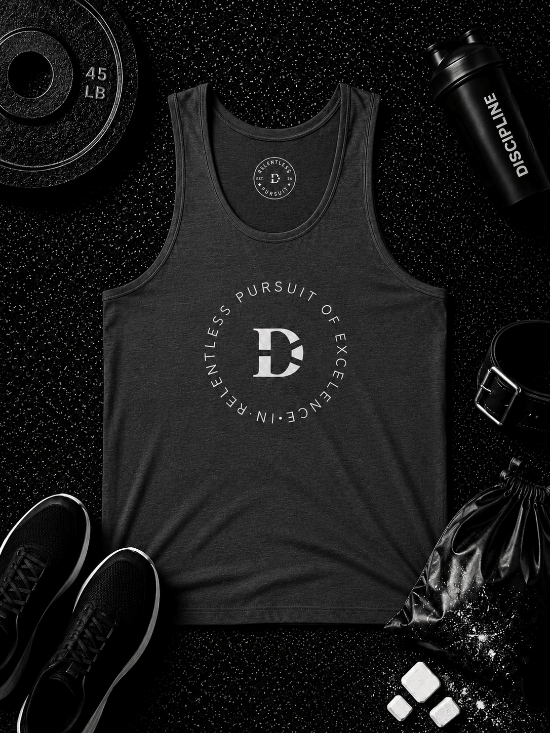 Relentless Pursuit Tank - Discipline Over Motivation 24/7