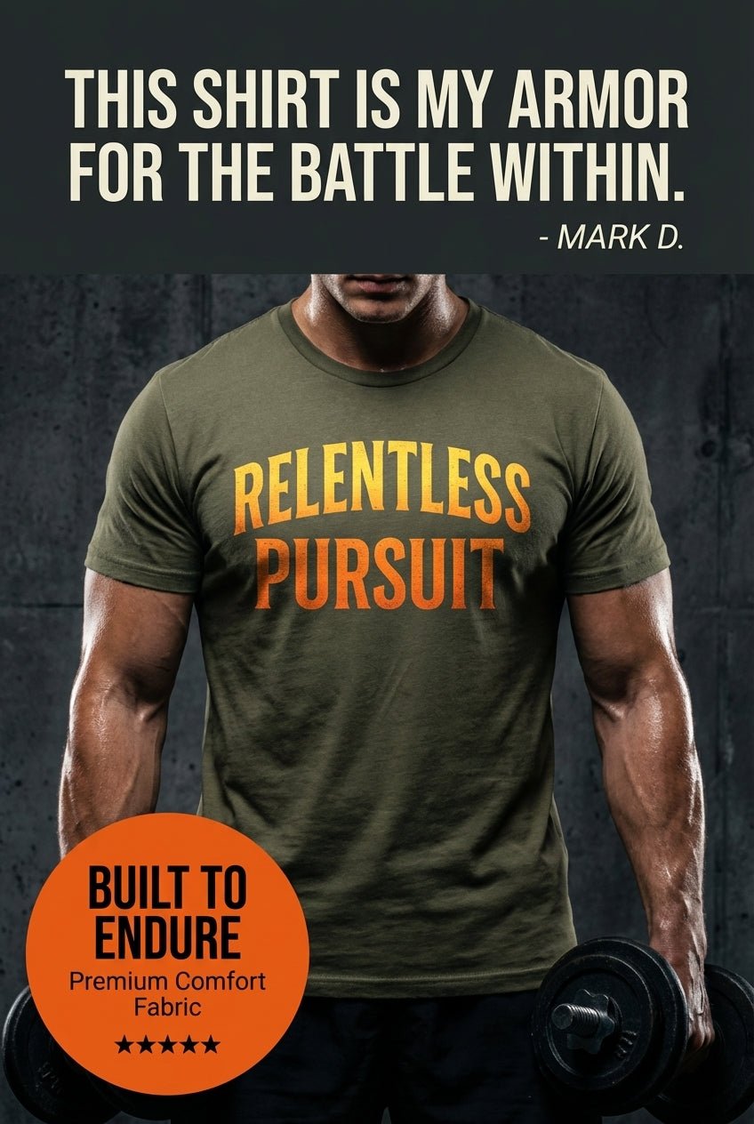 Relentless Pursuit Tee - Discipline Over Motivation 24/7