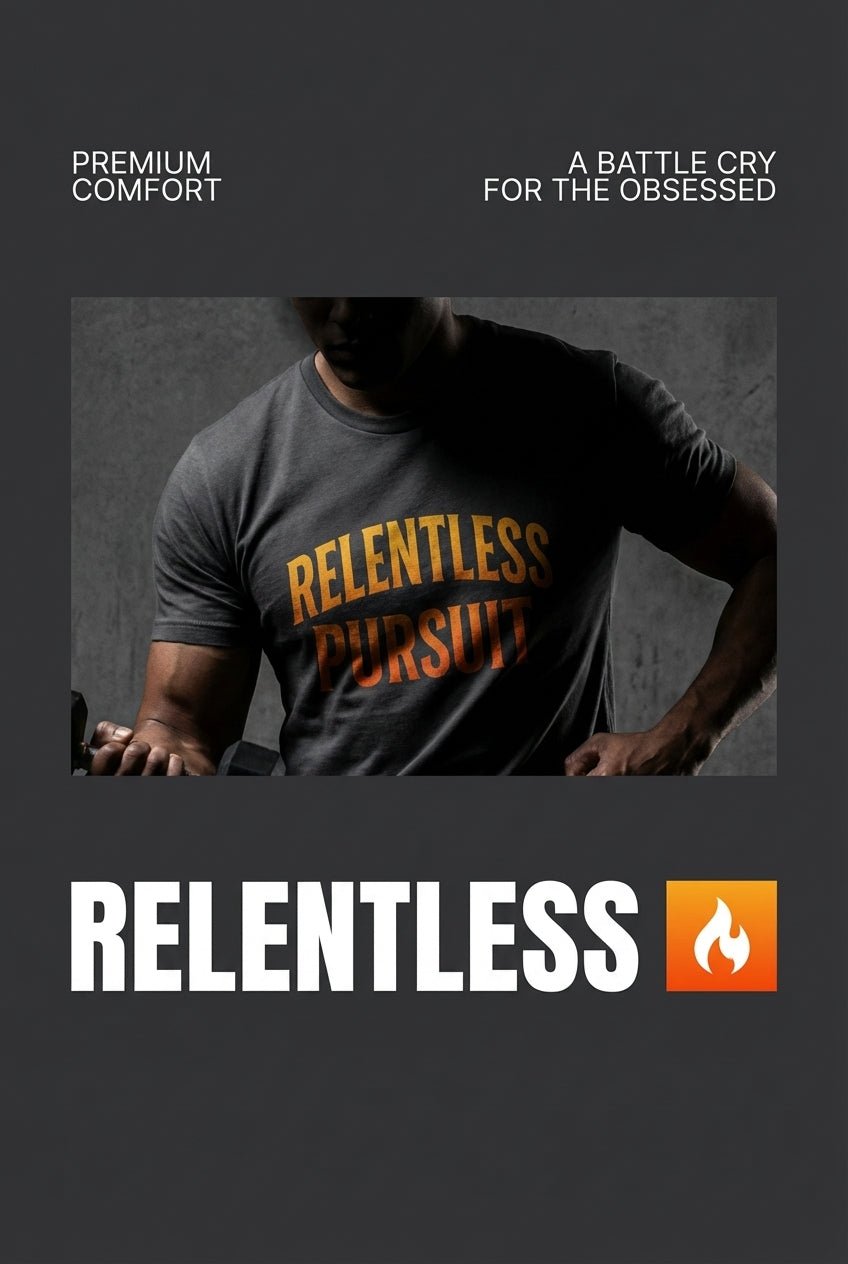 Relentless Pursuit Tee - Discipline Over Motivation 24/7