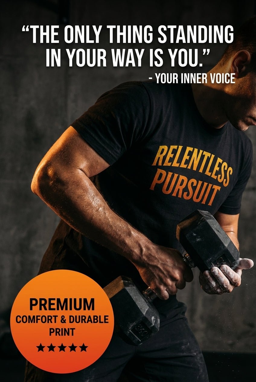 Relentless Pursuit Tee - Discipline Over Motivation 24/7