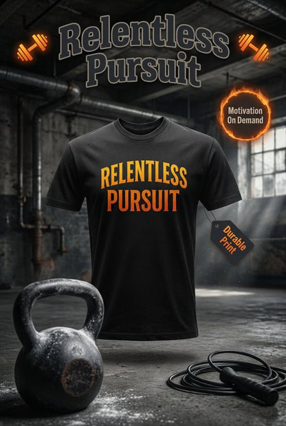 Relentless Pursuit Tee - Discipline Over Motivation 24/7
