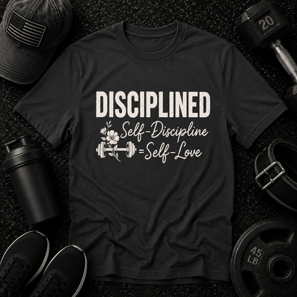 Self-Discipline = Self-Love Tee - Discipline Over Motivation 24/7
