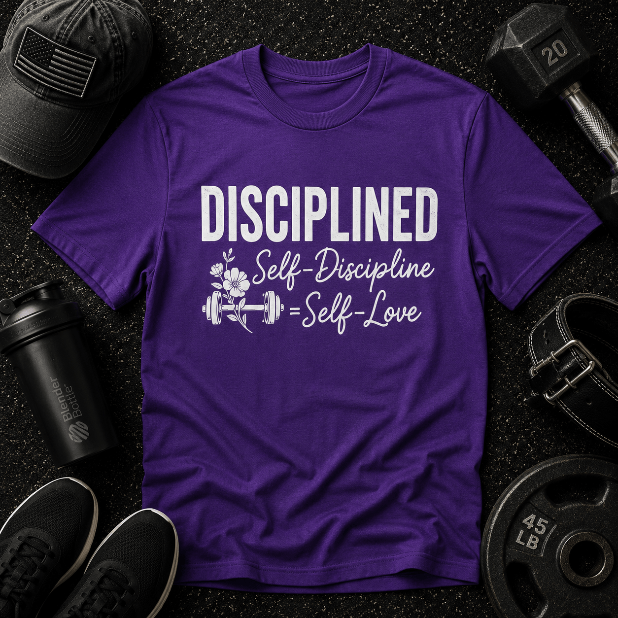 Self-Discipline = Self-Love Tee - Discipline Over Motivation 24/7