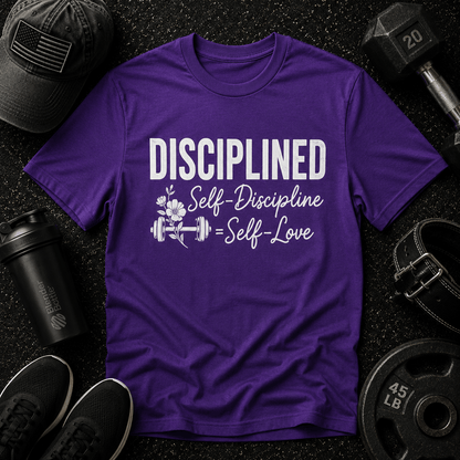 Self-Discipline = Self-Love Tee - Discipline Over Motivation 24/7