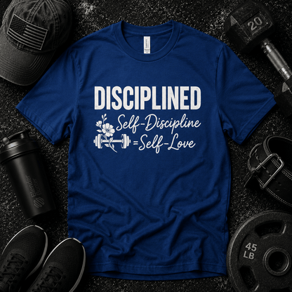 Self-Discipline = Self-Love Tee - Discipline Over Motivation 24/7