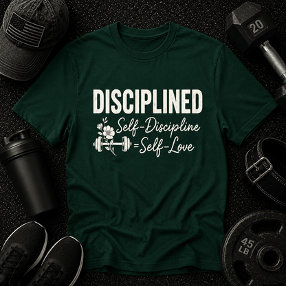 Self-Discipline = Self-Love Tee - Discipline Over Motivation 24/7