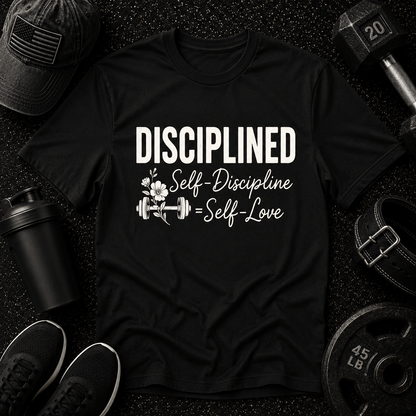 Self-Discipline = Self-Love Tee - Discipline Over Motivation 24/7
