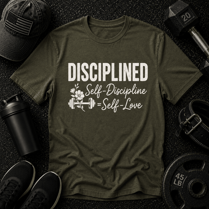 Self-Discipline = Self-Love Tee - Discipline Over Motivation 24/7