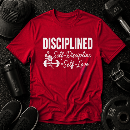 Self-Discipline = Self-Love Tee - Discipline Over Motivation 24/7
