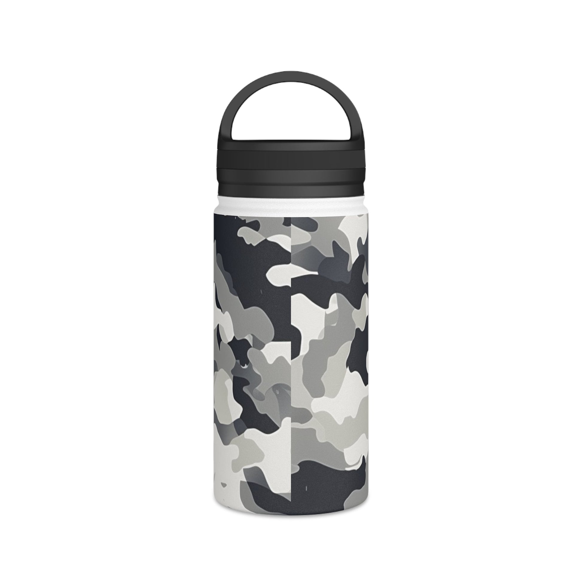 Snow Camouflage Water Bottle - Discipline Over Motivation 24/7