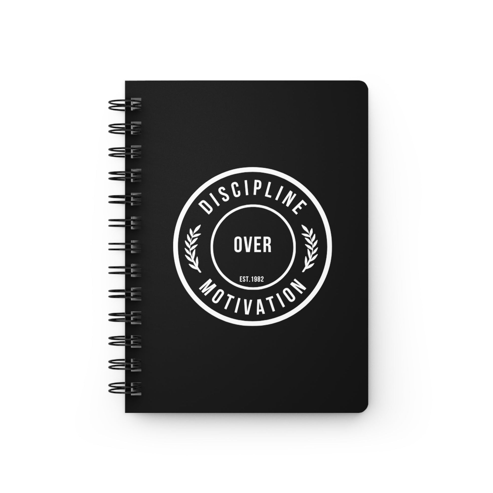 Spiral Bound Daily Discipline Journal - Discipline Over Motivation 247