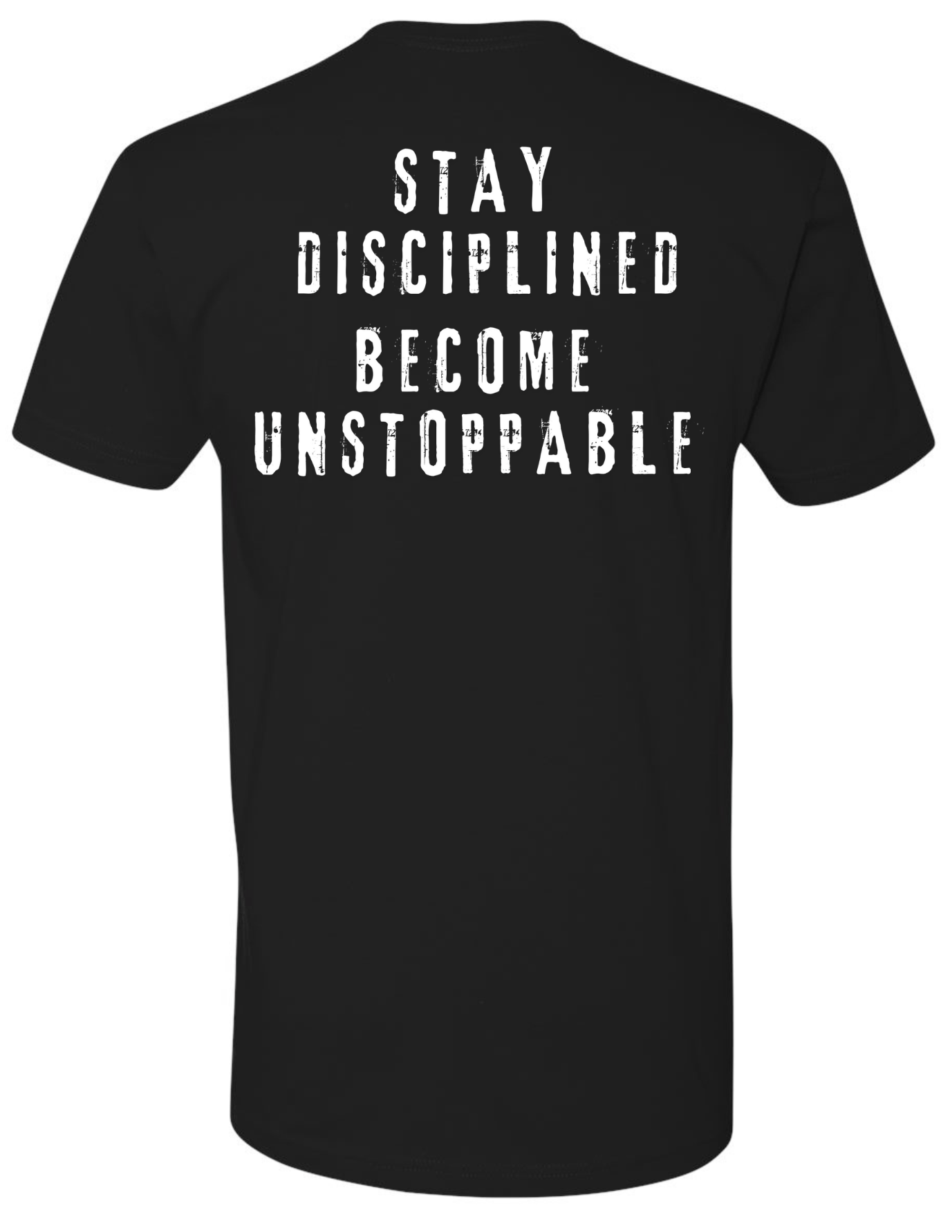 Stay Disciplined Become Unstoppable Soft Cotton Crew Tee - Discipline Over Motivation 24/7