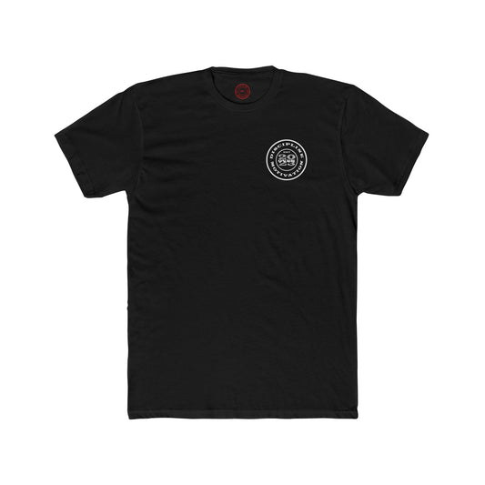 Stay Disciplined Stay Motivated Soft Cotton Crew Tee - Discipline Over Motivation 24/7