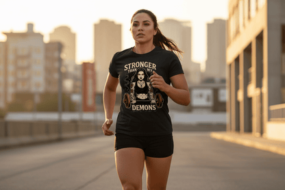 Stronger Than My Demons Tee - Discipline Over Motivation 24/7
