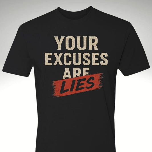 The Bold Red Lies | Motivational Gym & Workout Apparel for Men & Women - Discipline Over Motivation 24/7