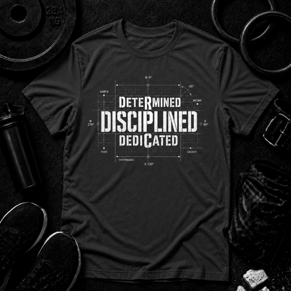 The Discipline Equation Premium Tee - Discipline Over Motivation 24/7