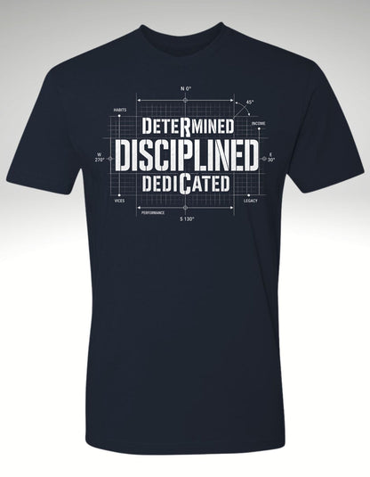 THE DISCIPLINE EQUATION™ Premium Tee - Discipline Over Motivation 24/7