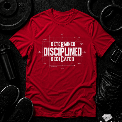 The Discipline Equation Premium Tee - Discipline Over Motivation 24/7
