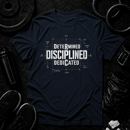 The Discipline Equation Premium Tee - Discipline Over Motivation 24/7