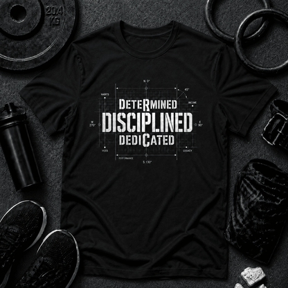 The Discipline Equation Premium Tee - Discipline Over Motivation 24/7