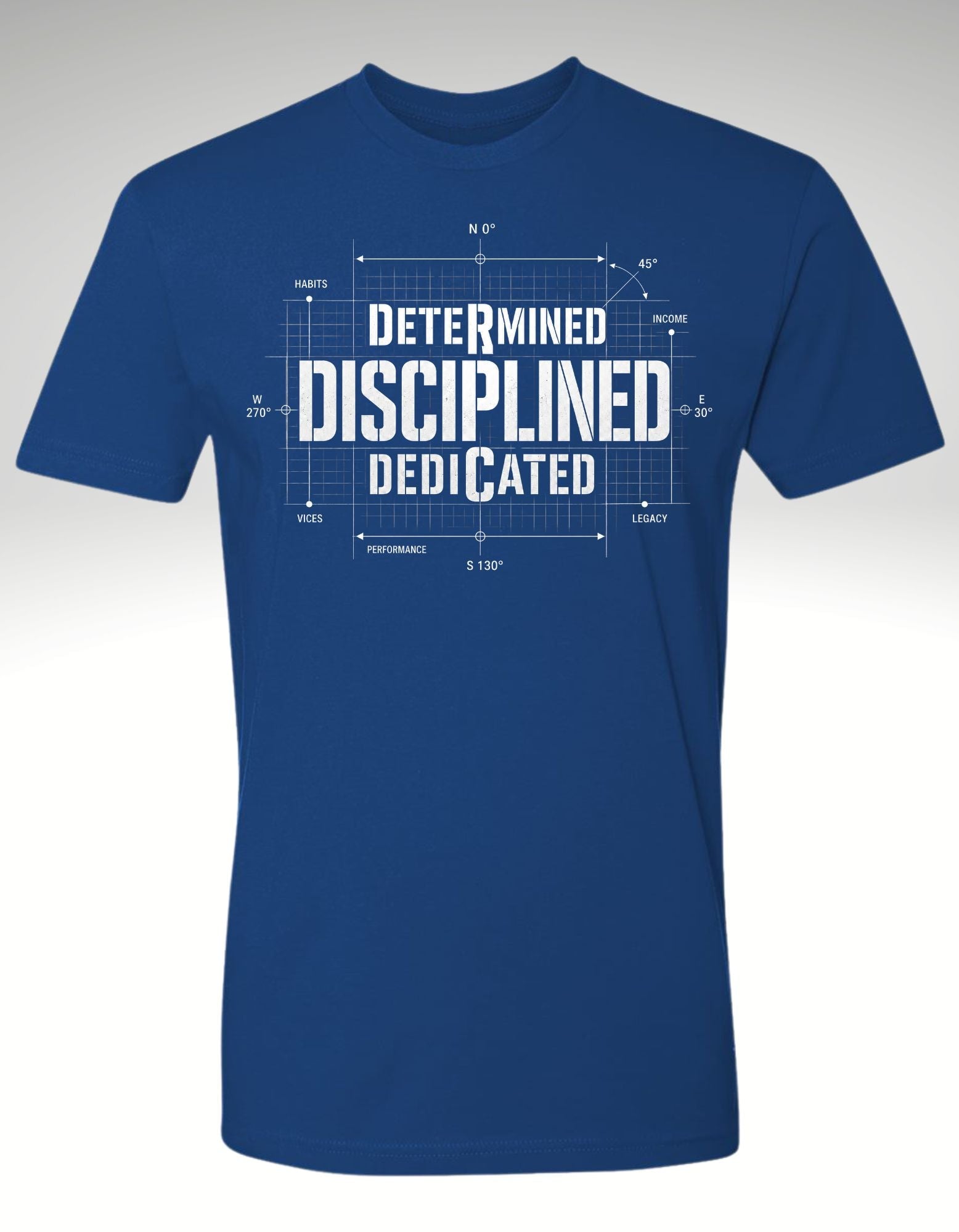 THE DISCIPLINE EQUATION™ Premium Tee - Discipline Over Motivation 24/7
