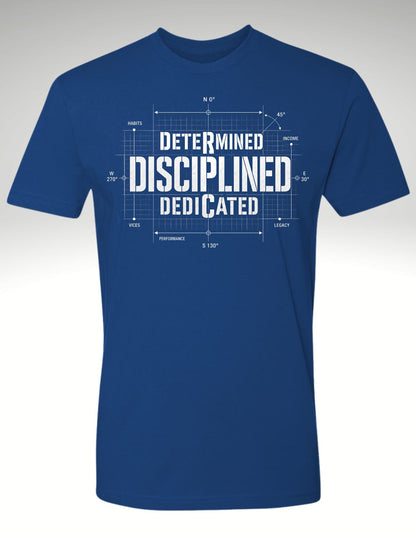 THE DISCIPLINE EQUATION™ Premium Tee - Discipline Over Motivation 24/7