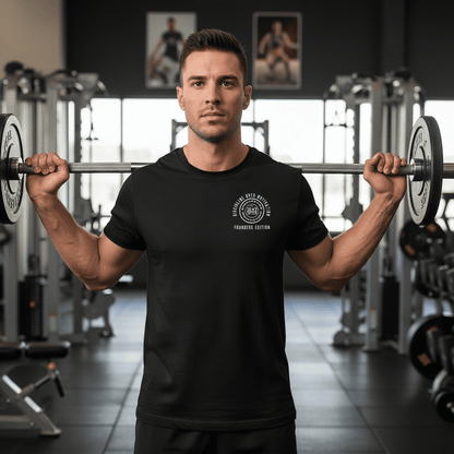 The Founder’s Edition Discipline Over Motivation 24/7 tee - Discipline Over Motivation 24/7