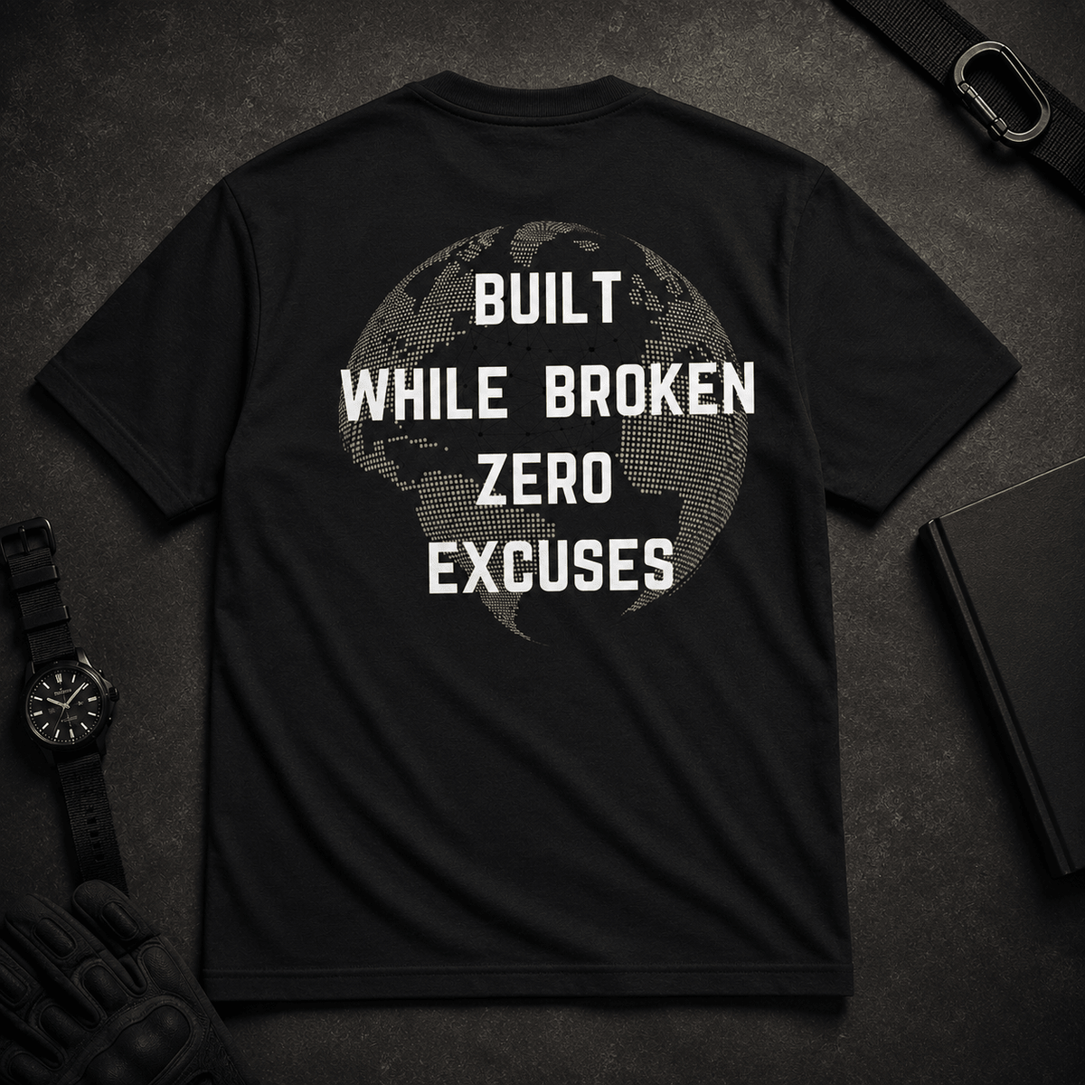 The Founder’s Edition Discipline Over Motivation 24/7 tee - Discipline Over Motivation 24/7