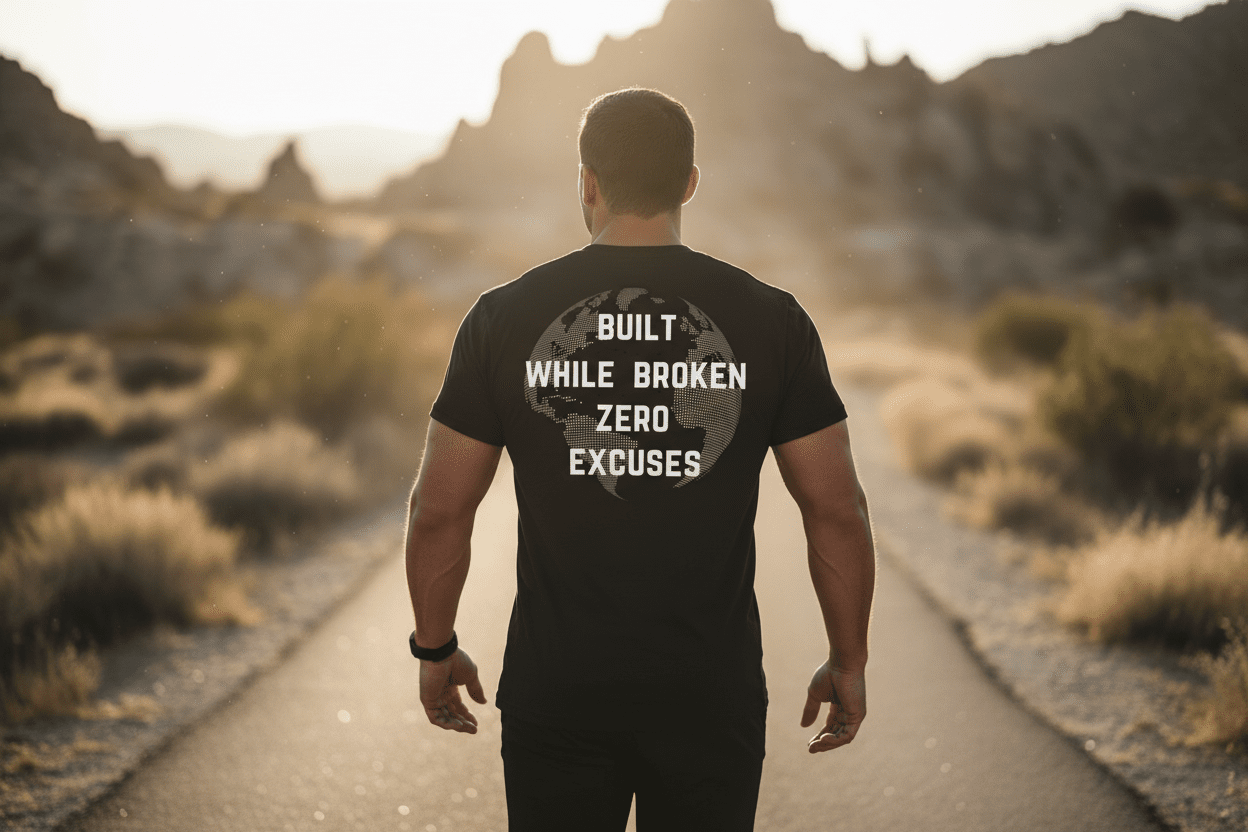 The Founder’s Edition Discipline Over Motivation 24/7 tee - Discipline Over Motivation 24/7