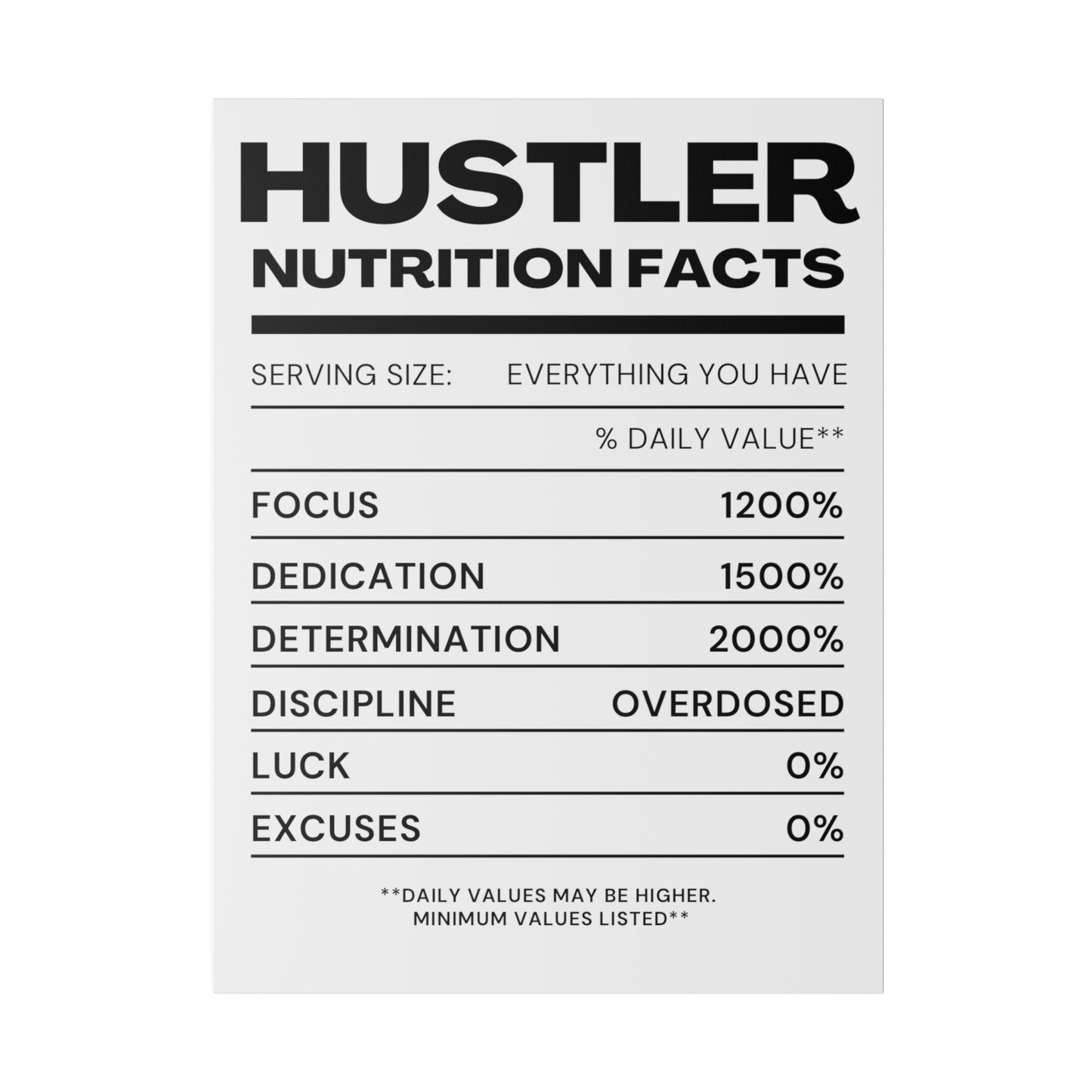 The Hustler Canvas - Discipline Over Motivation 247