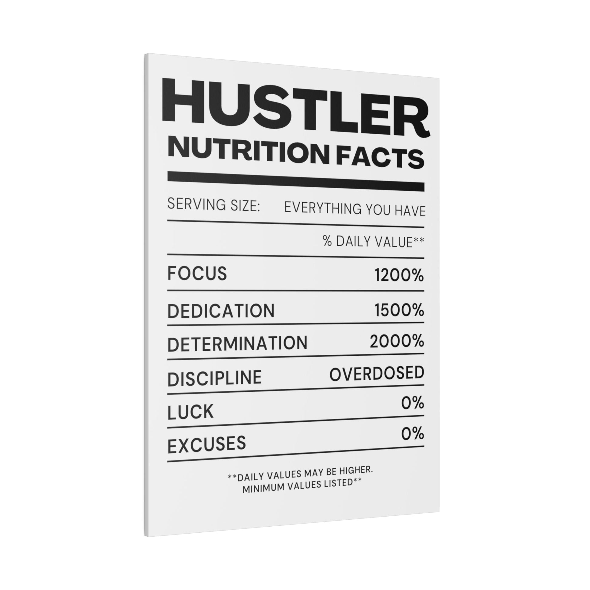 The Hustler Canvas - Discipline Over Motivation 247