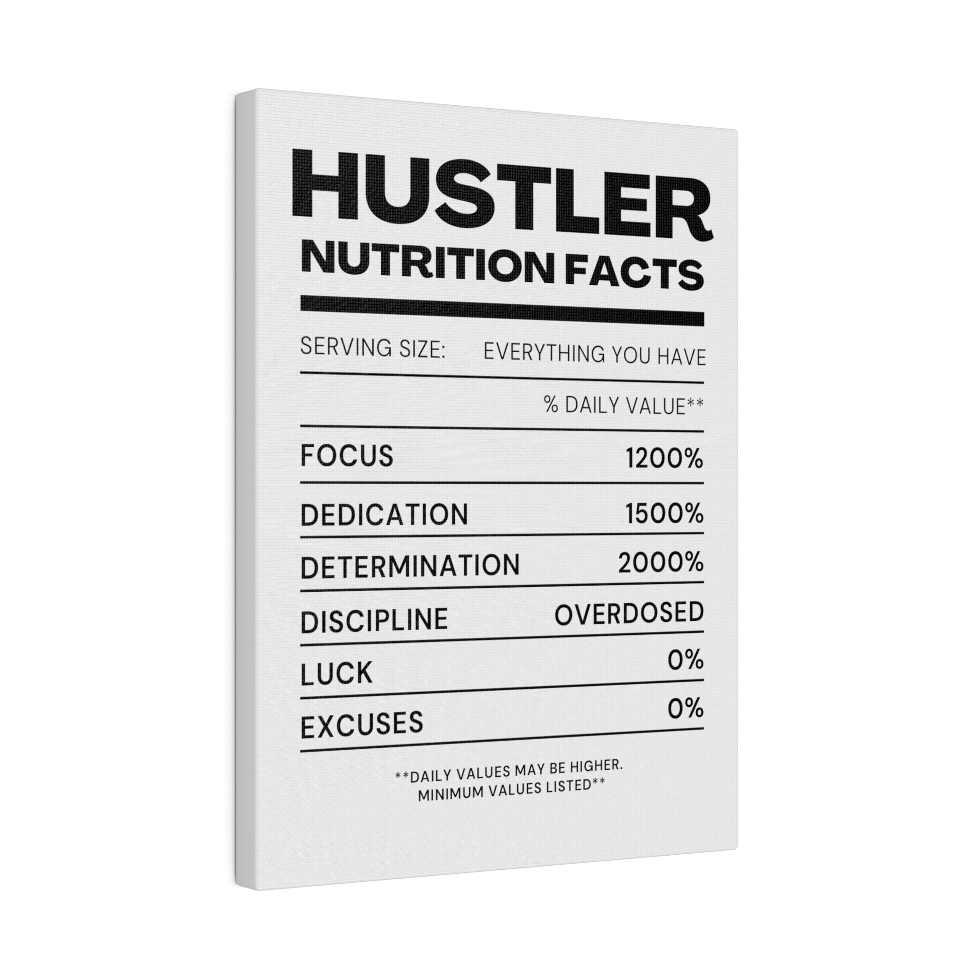 The Hustler Canvas - Discipline Over Motivation 247